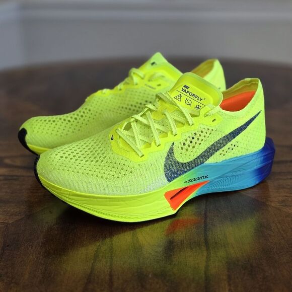 Nike ZoomX Vaporfly Next% 3 Fast Pack Volt Black Blue New DV4129-700 Women's 9 - Picture 15 of 16